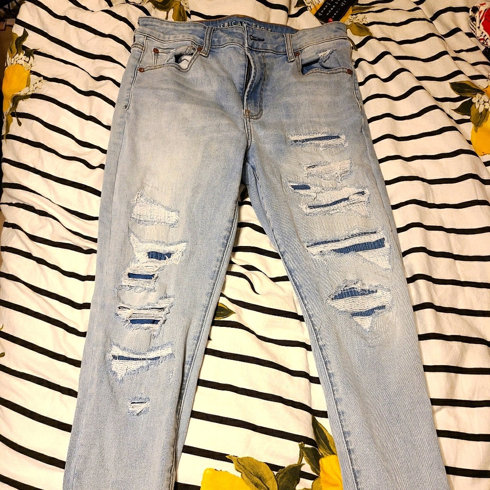 AEO skinny short super stretch jeans